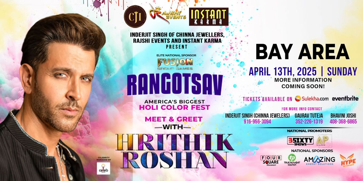 Rangotsav with Hritik Roshan | Biggest Holi Carnival 