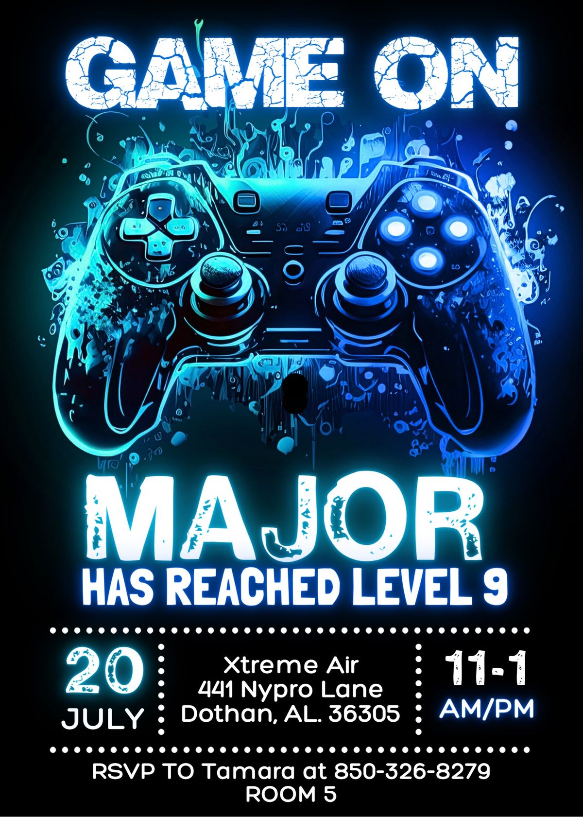 Major has Leveled Up! 