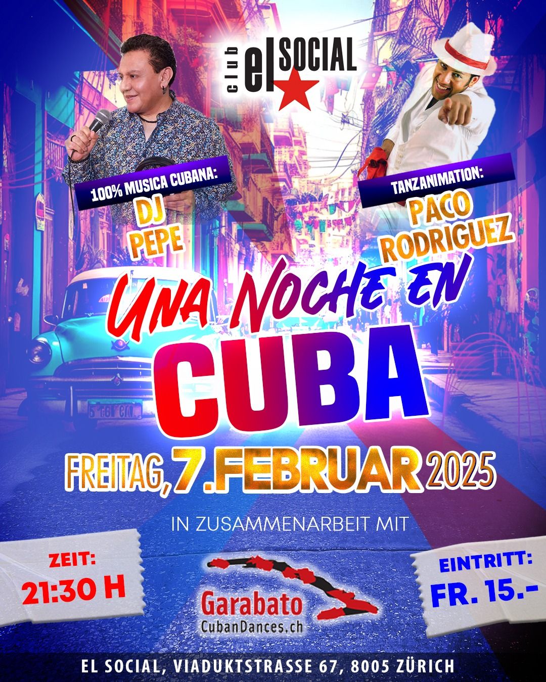 Una NOCHE en CUBA mit DJ Pepe