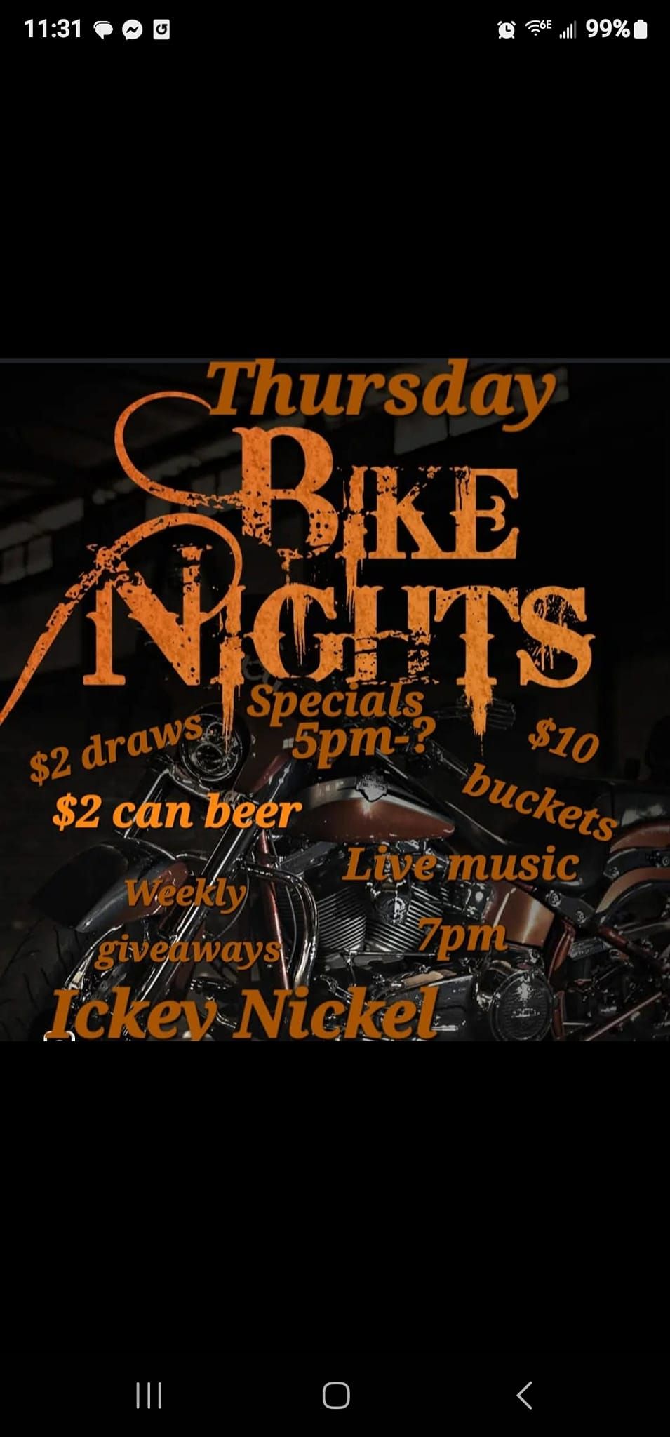 Bike nights with Eran Ellerbeck