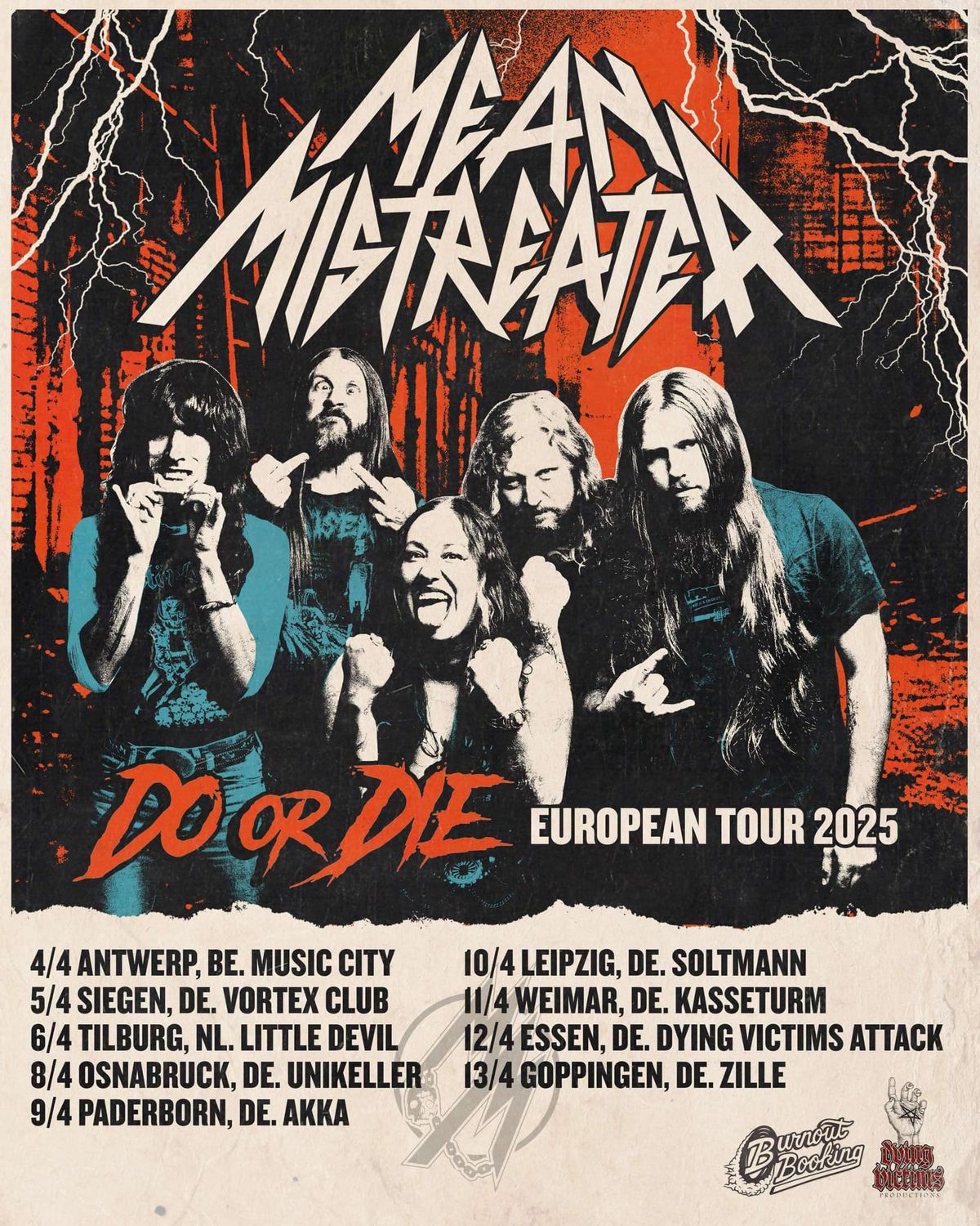 Metal am Mittwoch: MEAN MISTREATER (US) & R\u00d8DEL in der AKKA Paderborn