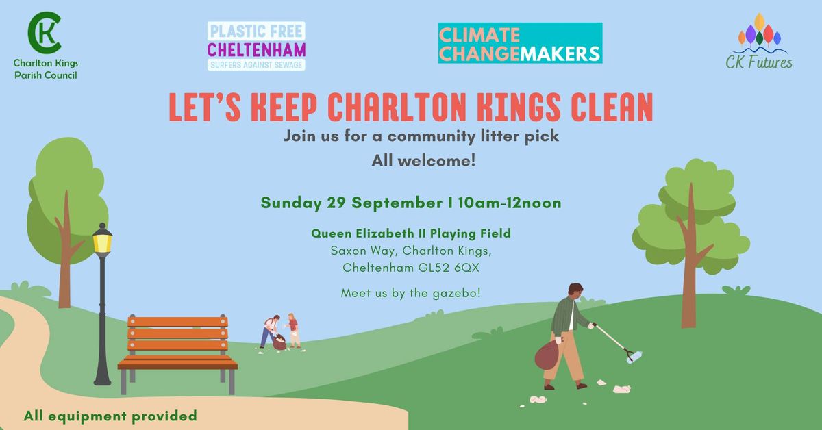 Litter Pick: QEII Playing Field