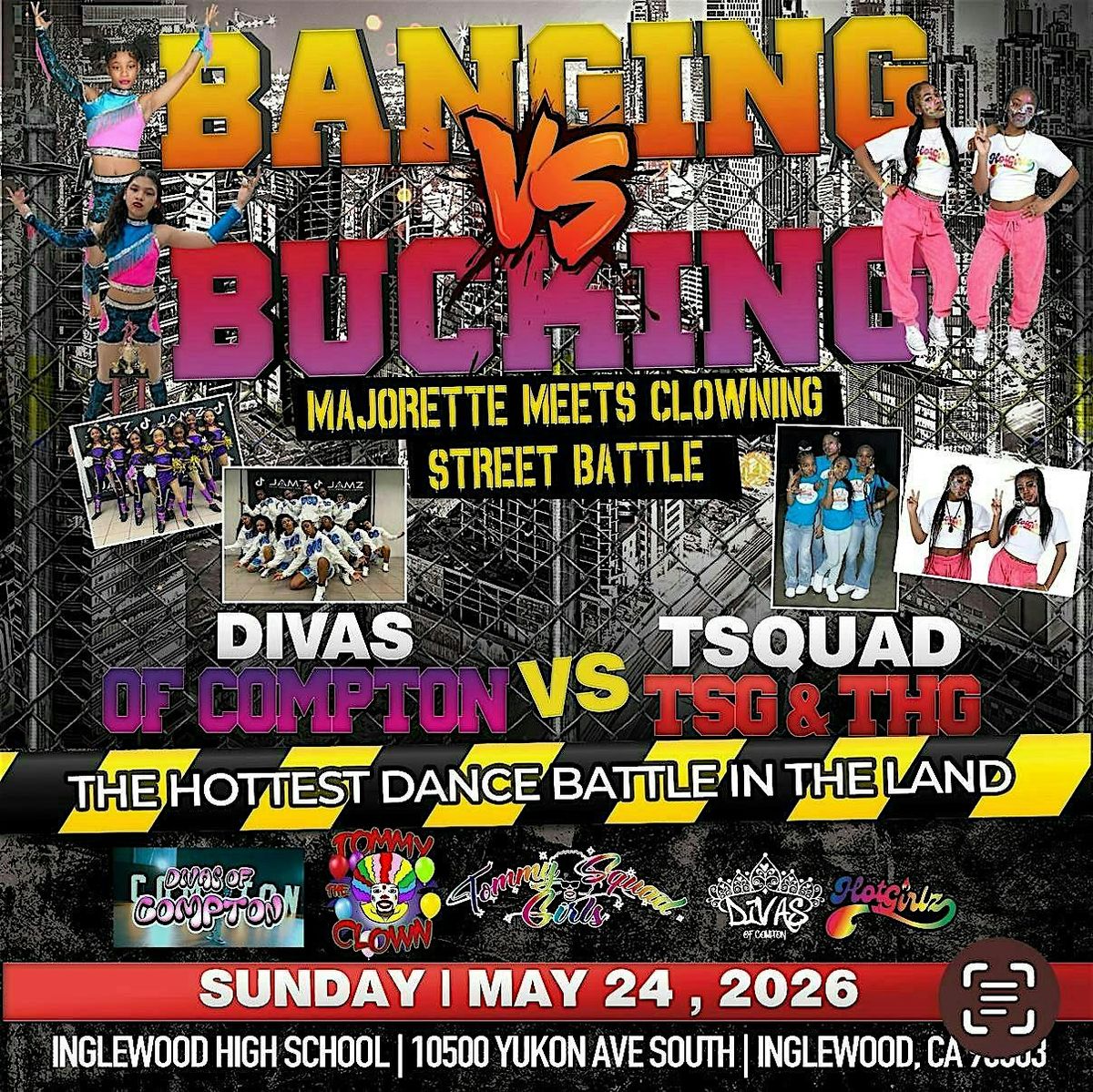 Bangin vs Buckin "Majorette Meets Clowning" Dance Battle