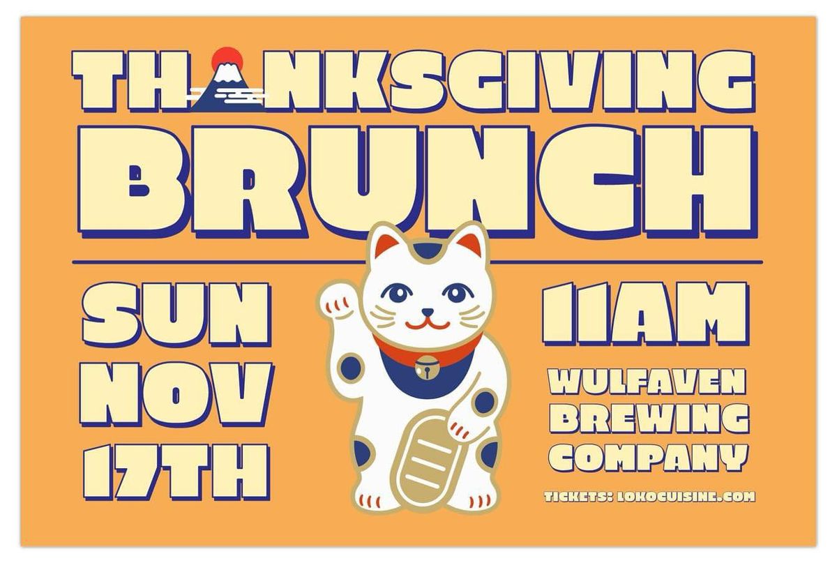 Thanksgiving Brunch at Wulfaven Brewing Co