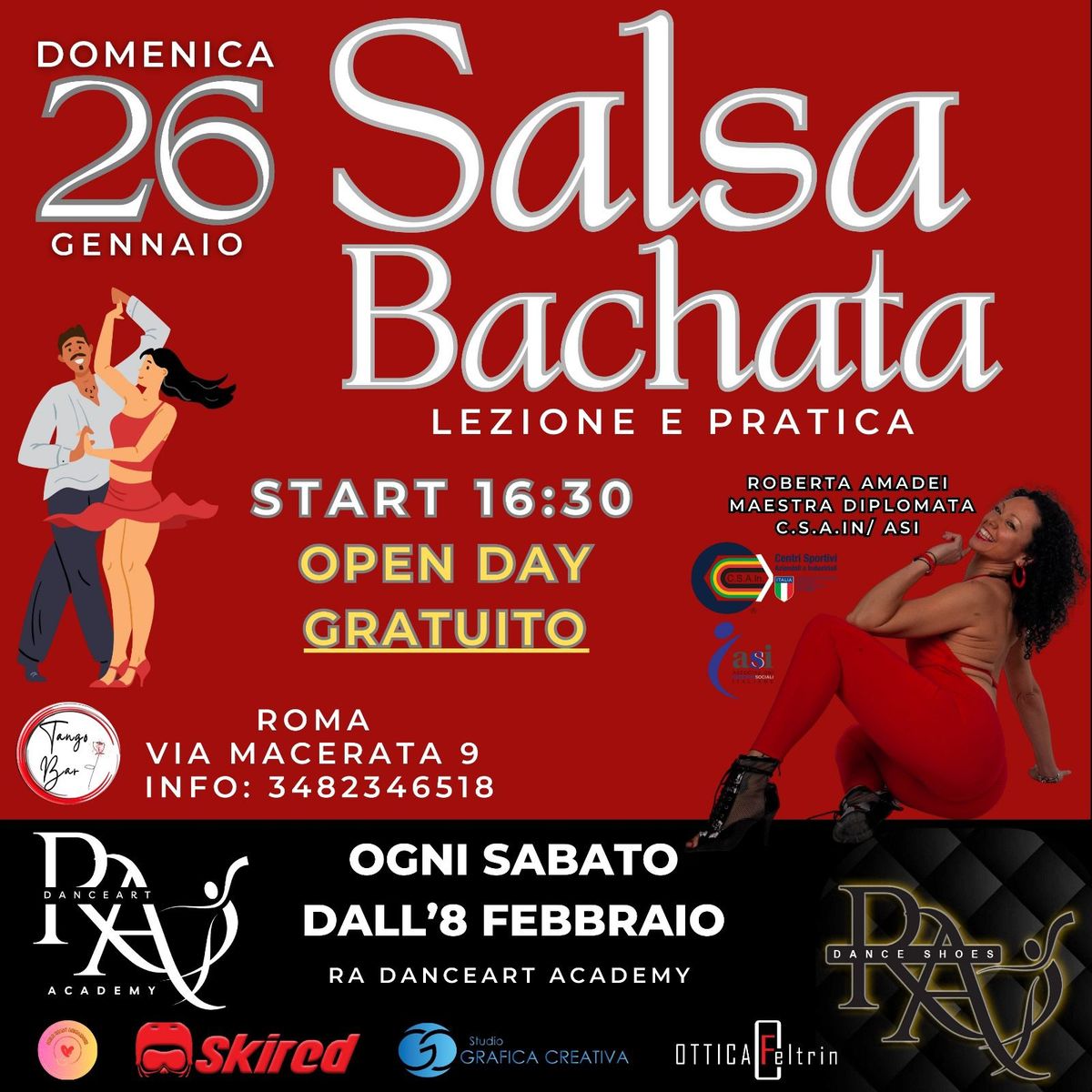 OPEN DAY - SALSA Y BACHATA