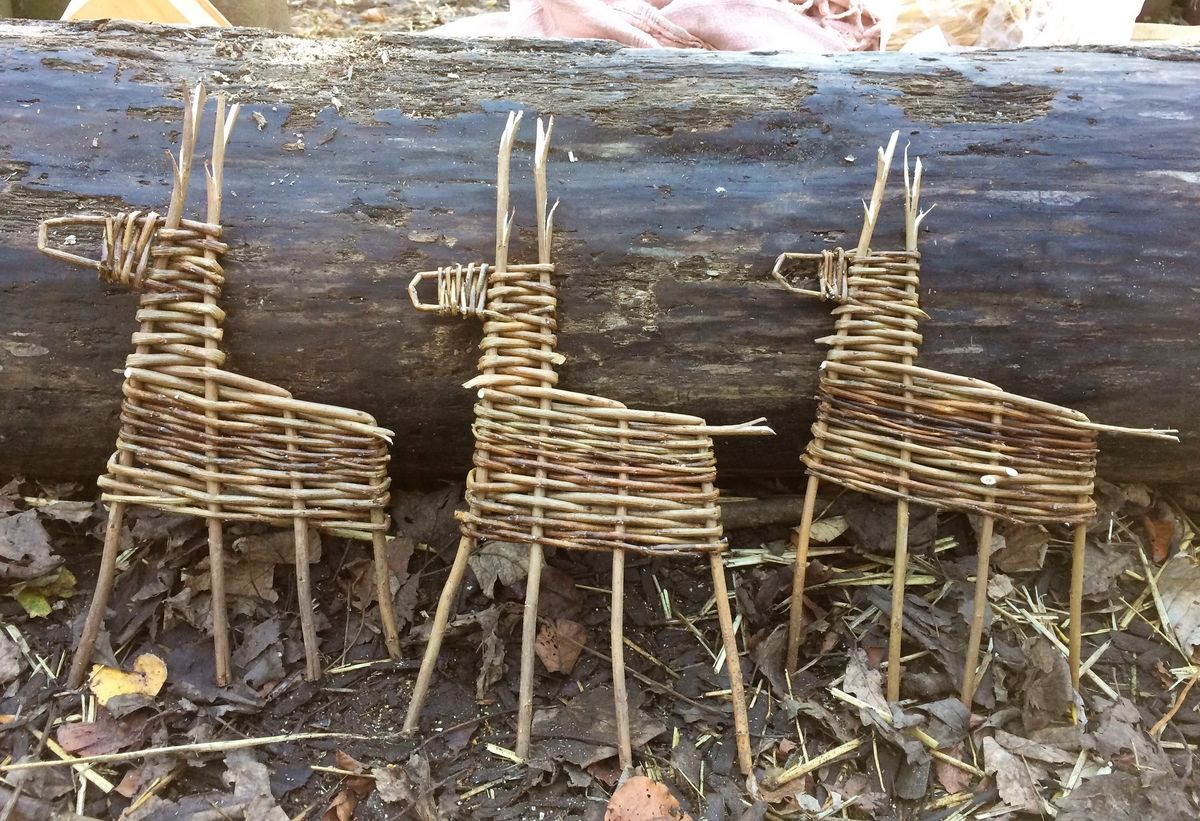 Christmas willow workshop - reindeers and stars