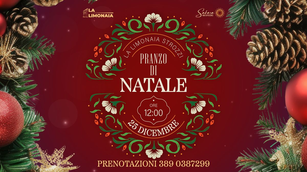 PRANZO DI NATALE a La Limonaia Strozzi FIRENZE