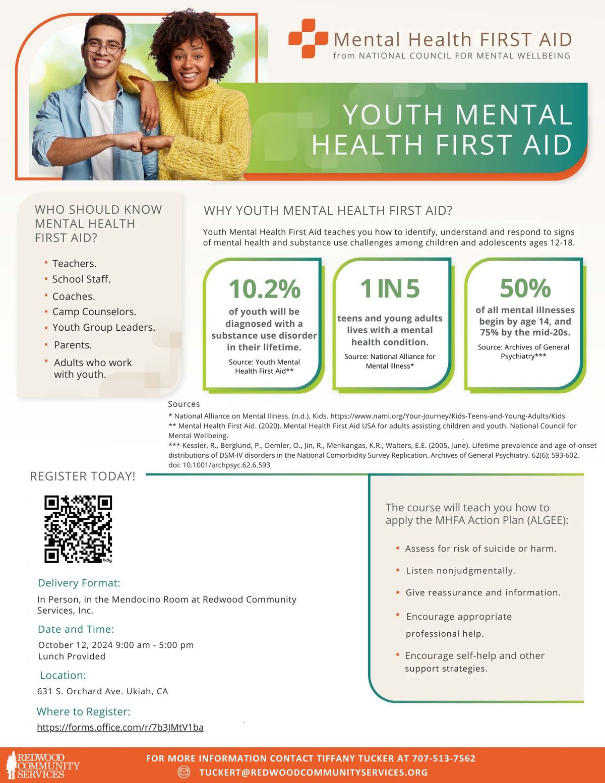 Youth Mental Health First Aid 