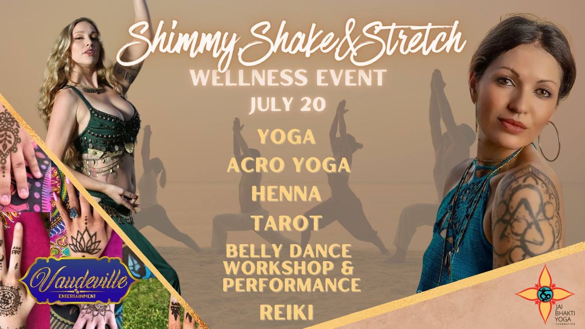 Shimmy, Shake, & Stretch \u2013 Free Yoga and Wellness Event