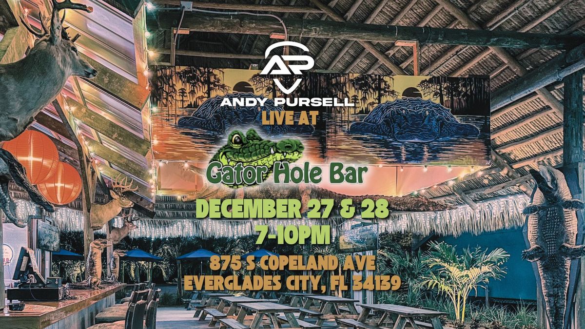 Andy Pursell LIVE at Gator Hole Bar