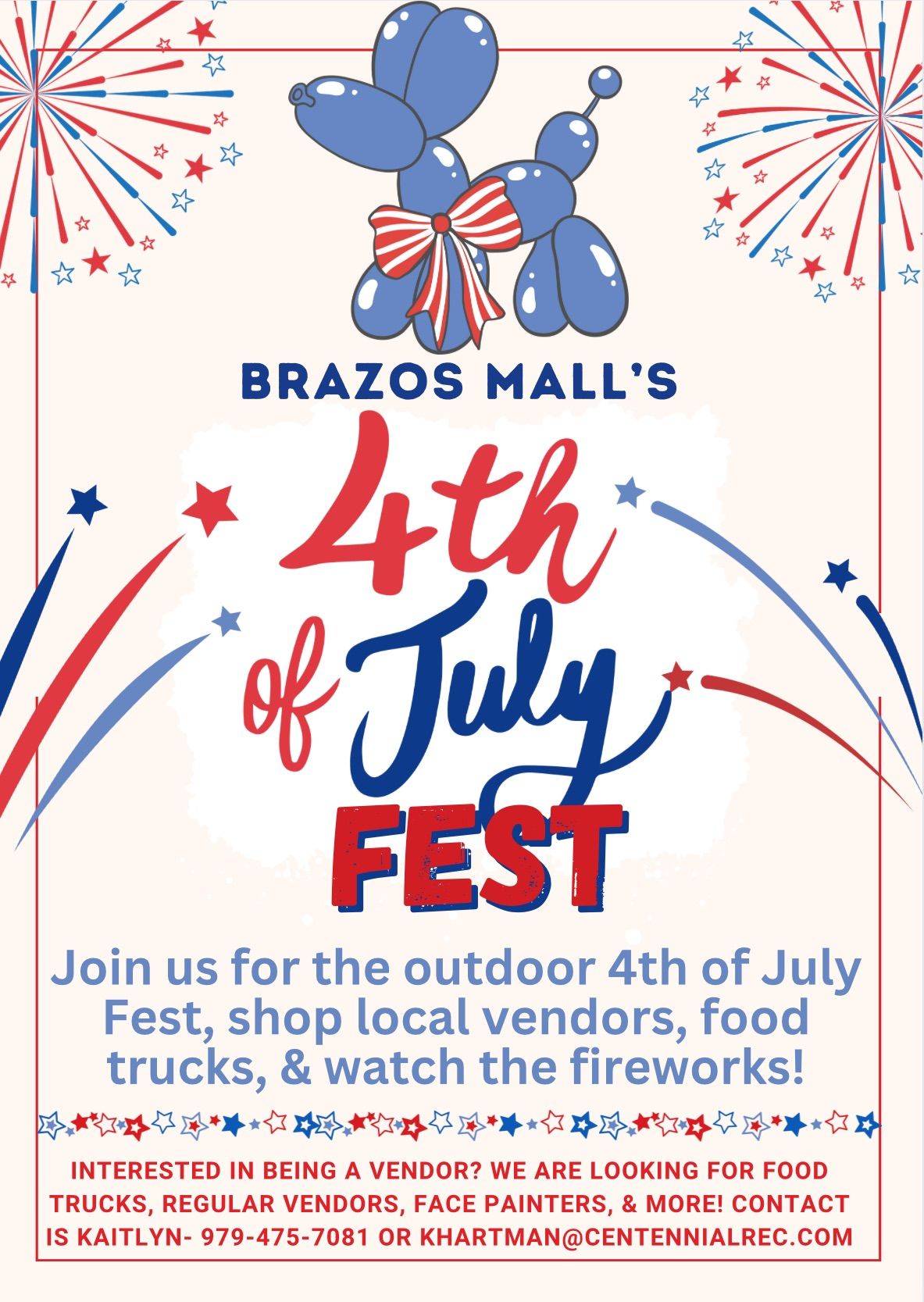 Brazos Mall First Annual 4th of July Fest