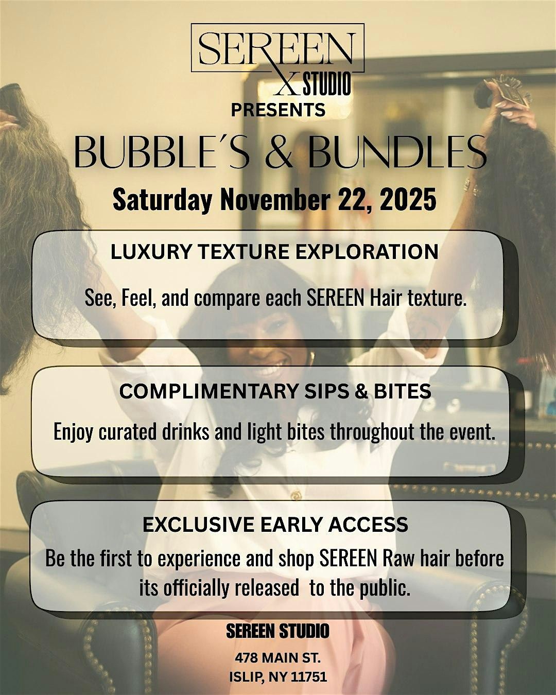 Bubbles & Bundles: A Luxury Hair Experience