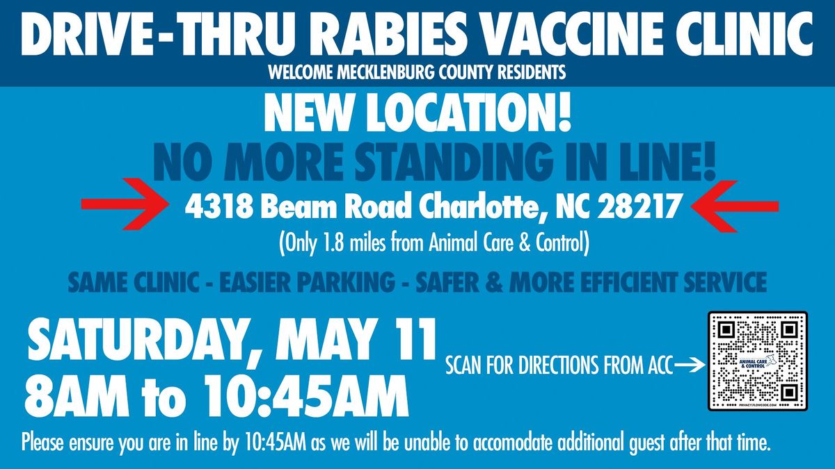Animal Care & Control Community Outreach Rabies Vaccine Clinic