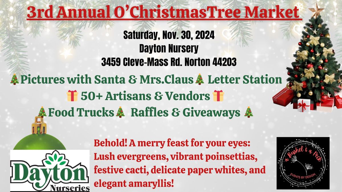 3rd Annual O' Christmas Tree Event