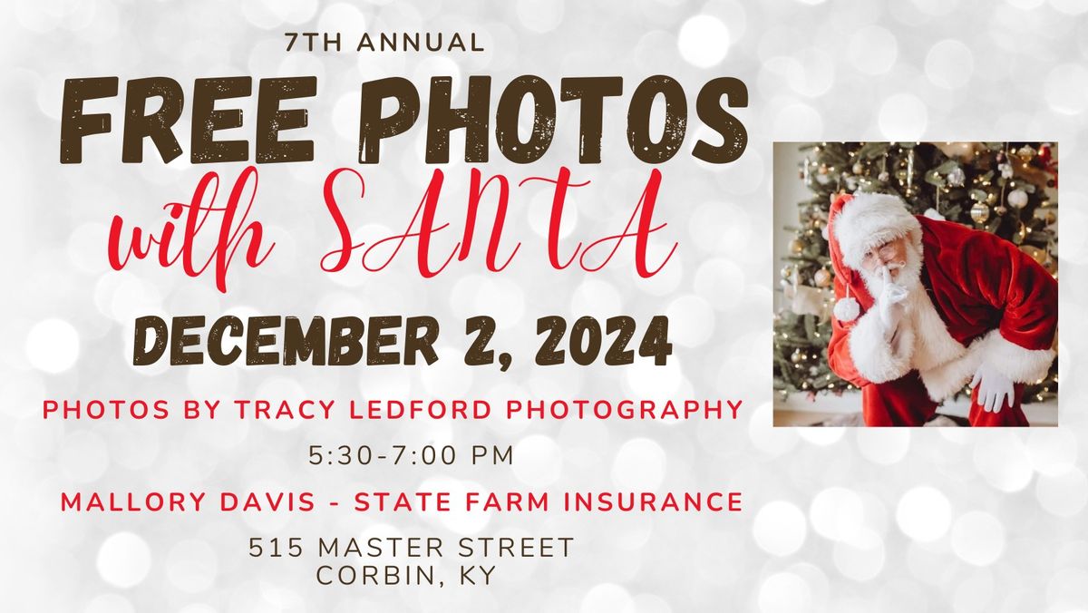 Free Photos with Santa