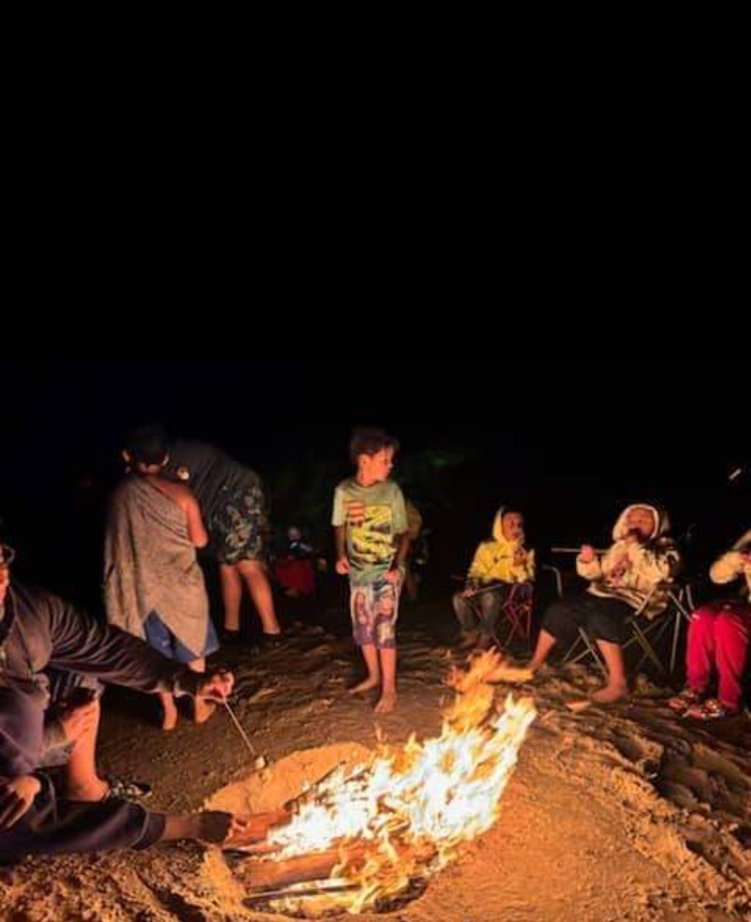 Sharks Family Beach Bonfire 