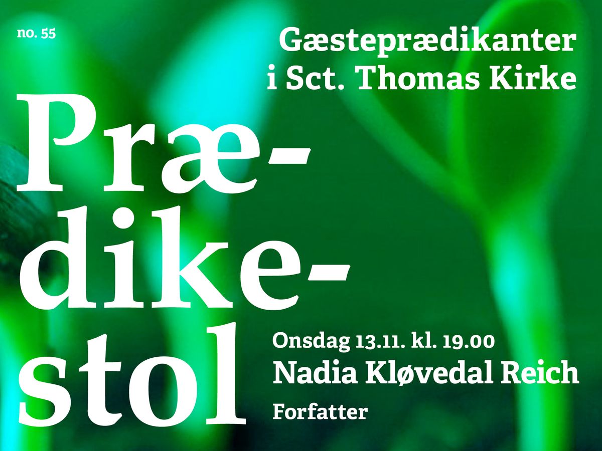 Pr\u00e6dikestol No. 55 - Nadia Kl\u00f8vedal Reich