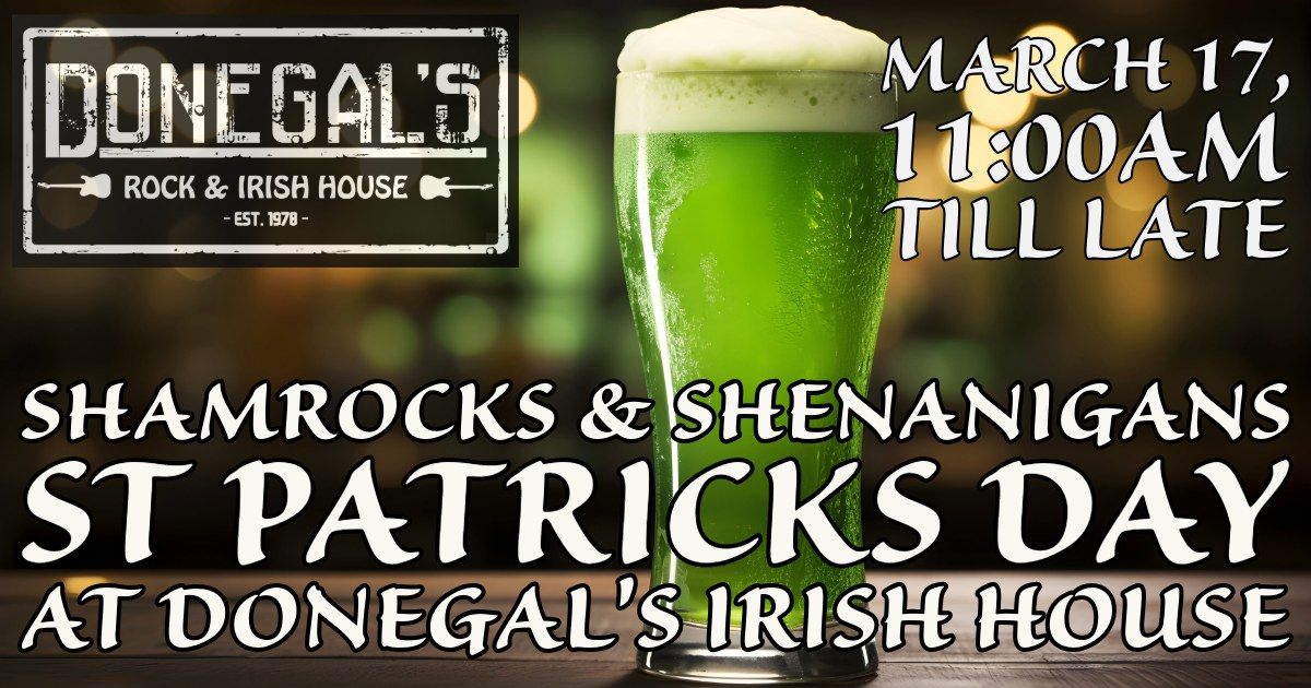 St Patrick's Day at Surrey's Original Irish Pub Donegal's Irish House