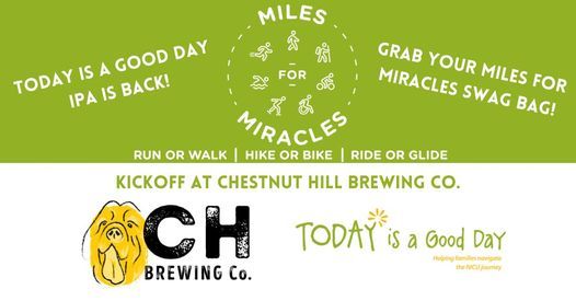 Miles for Miracles Kickoff at Chestnut Hill Brewing Co.