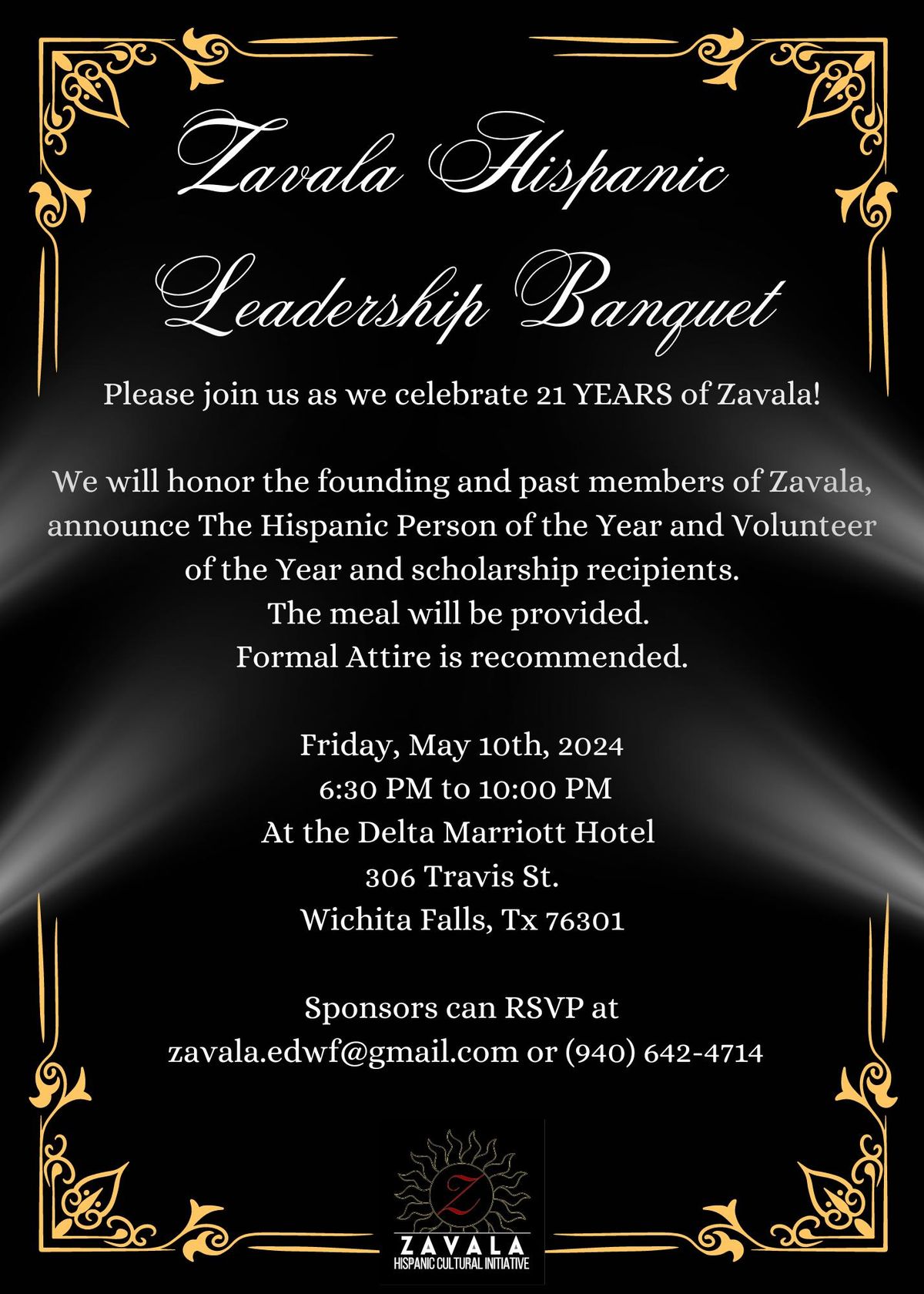 Zavala Hispanic Leadership Banquet