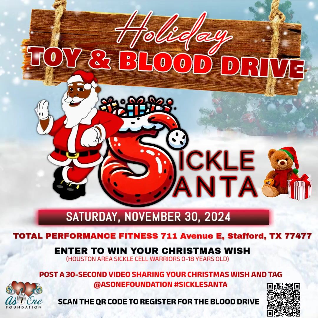 SICKLE SANTA TOY & BLOOD DRIVE