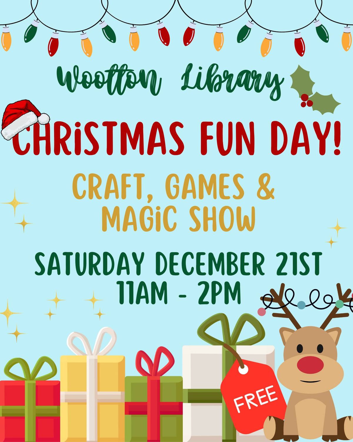 Wootton Library Christmas Fun Day