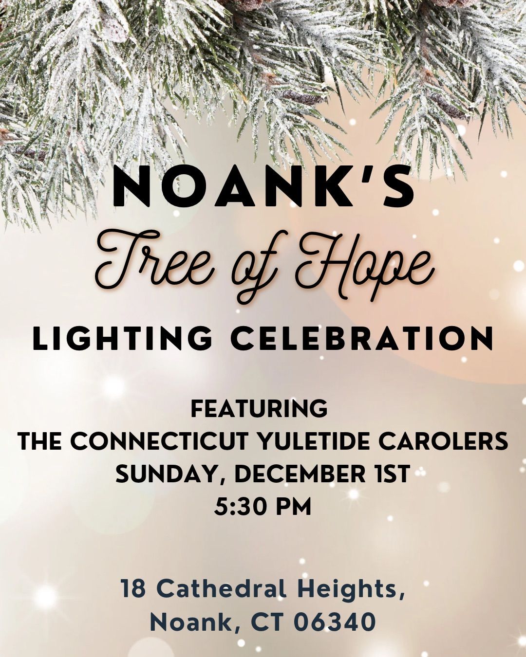 Noank\u2019s Tree of Hope: Lighting Celebration 