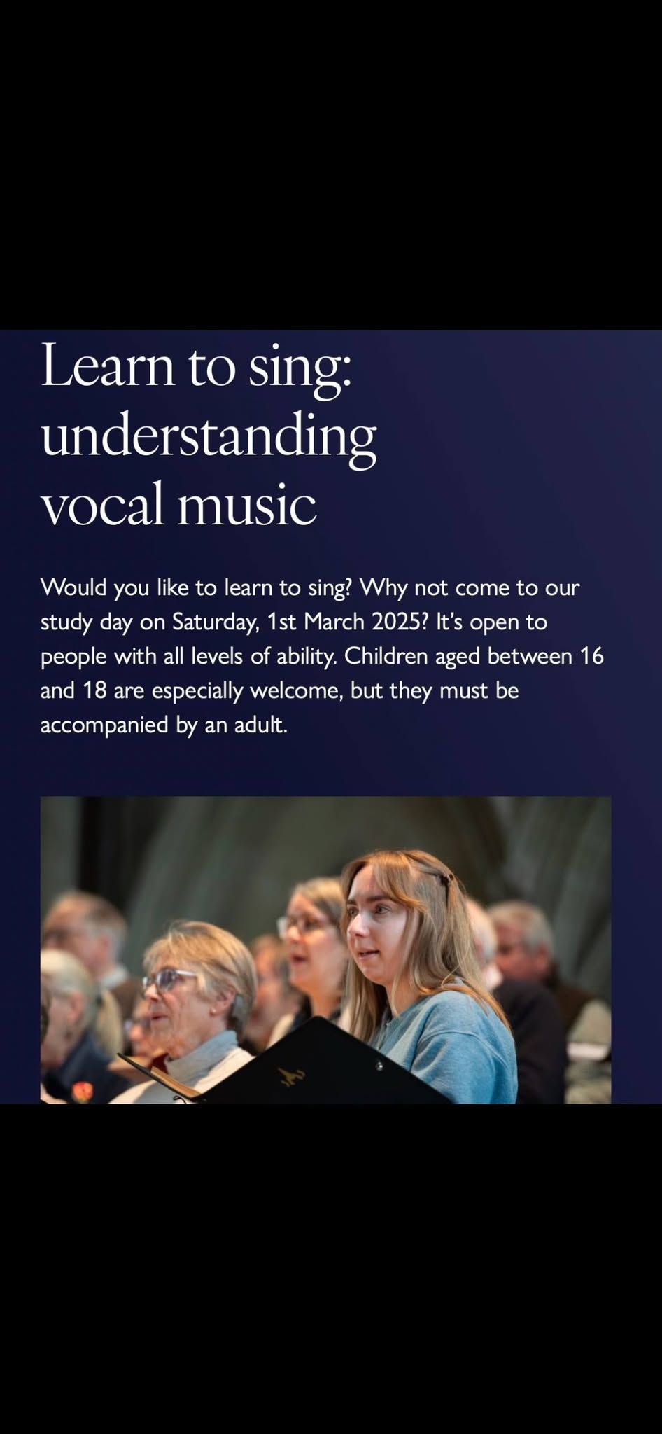 Learn to Sing: Understanding Vocal Music 