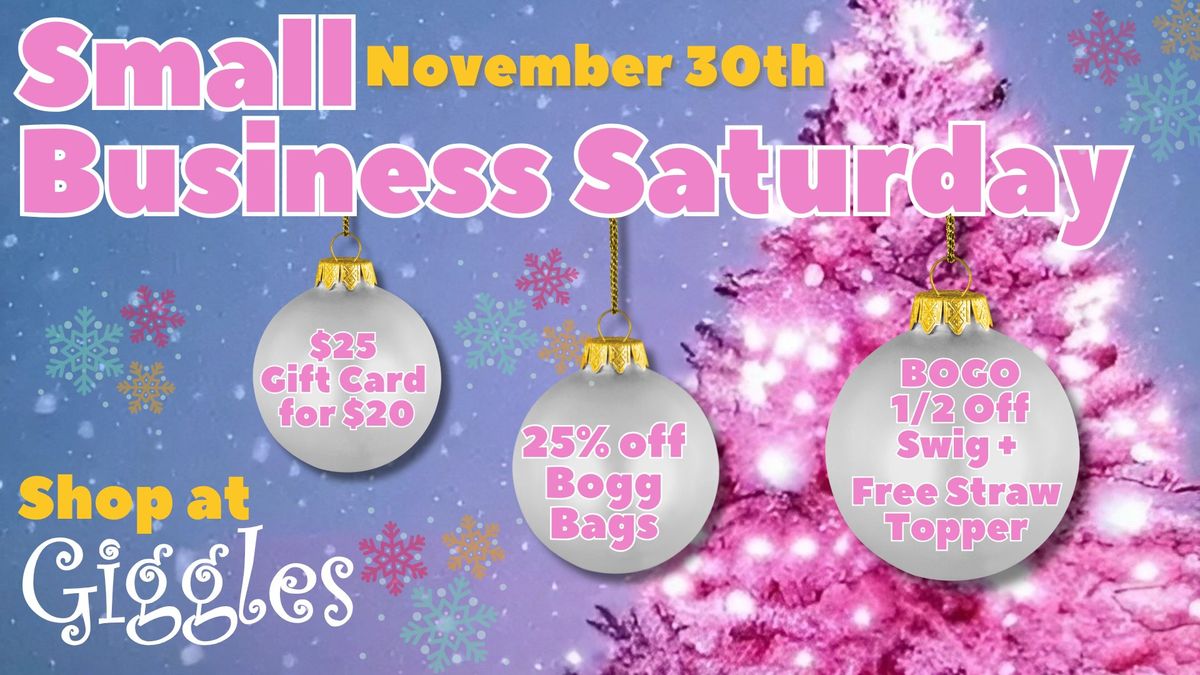 Small Business Saturday