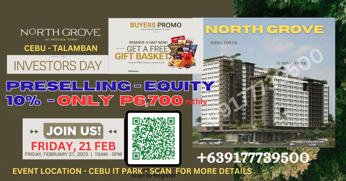 Investor's Day Registration | North Grove | Talambam, Cebu