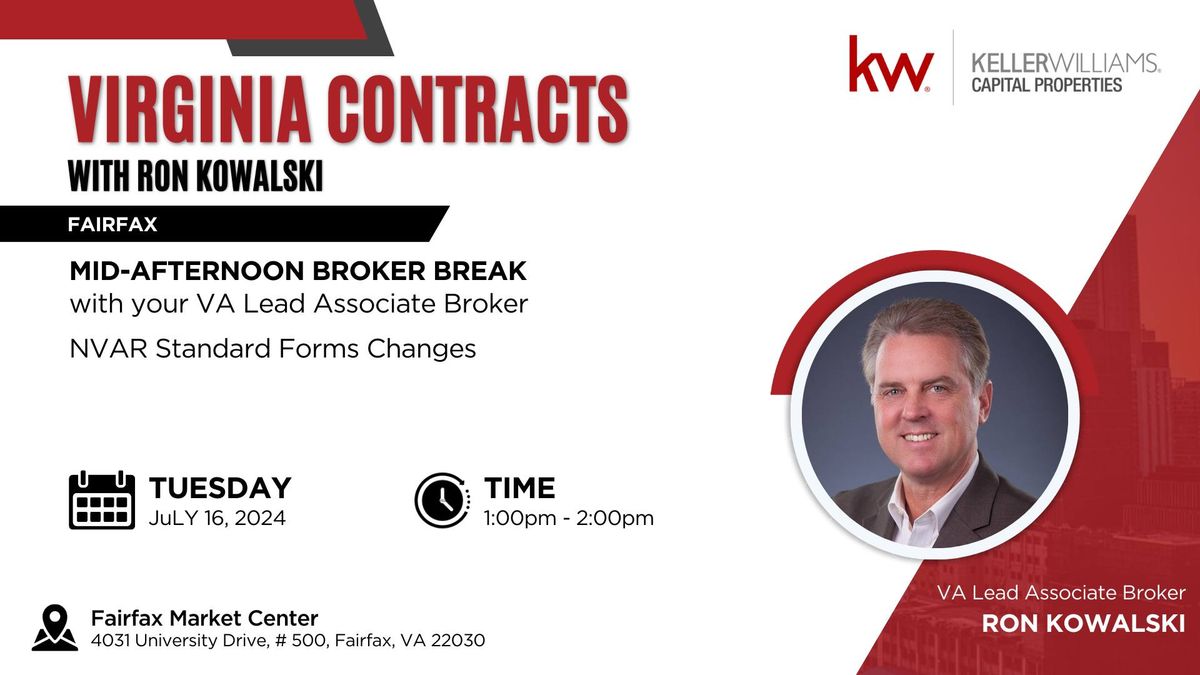 Virginia Contracts with Ron Kowalski