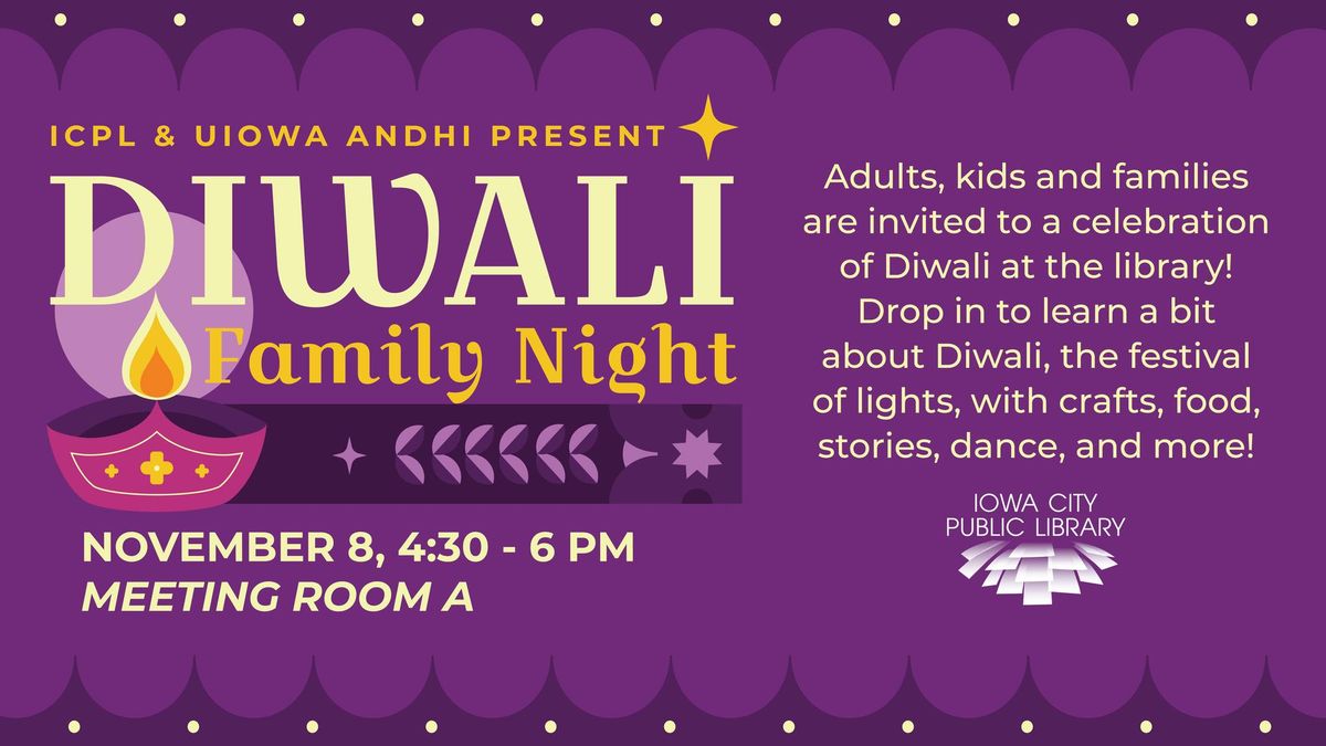 Diwali Family Night with Iowa Andhi