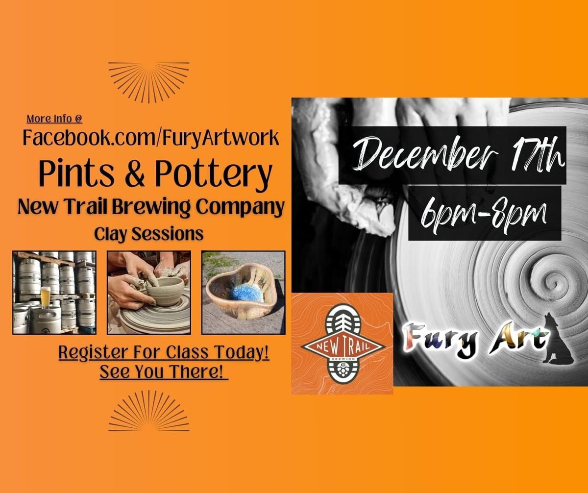 New Trail Brewing Winter Pints & Pottery January 