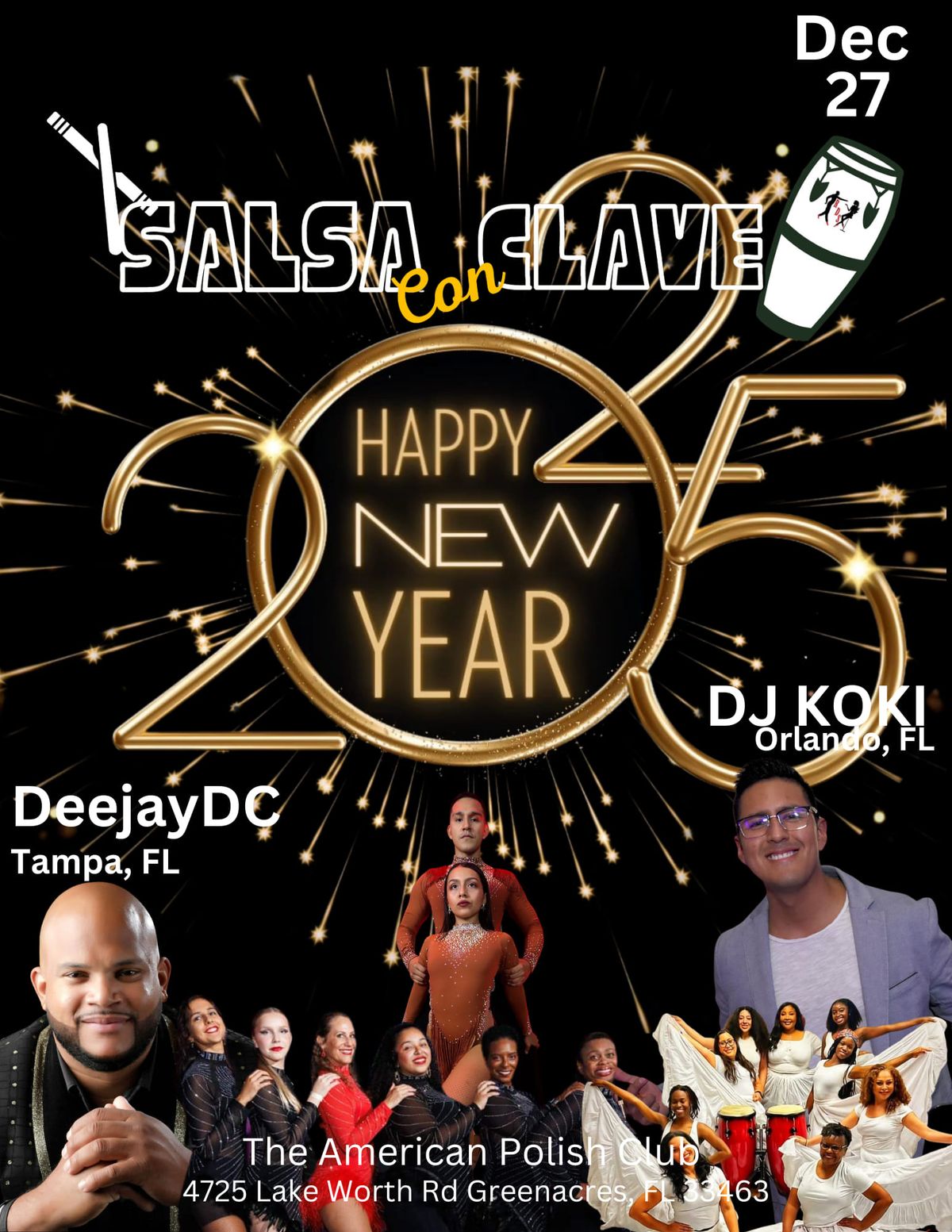 Salsa Con Clave Pre- 2025 NYE Party