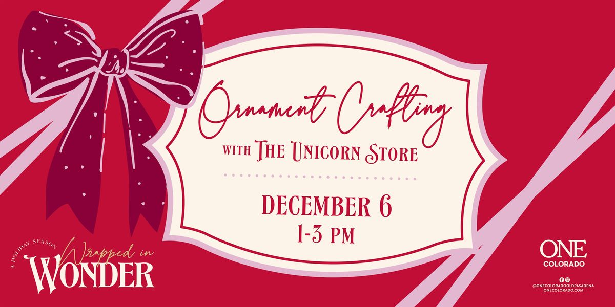 Ornament Crafting with The Unicorn Store