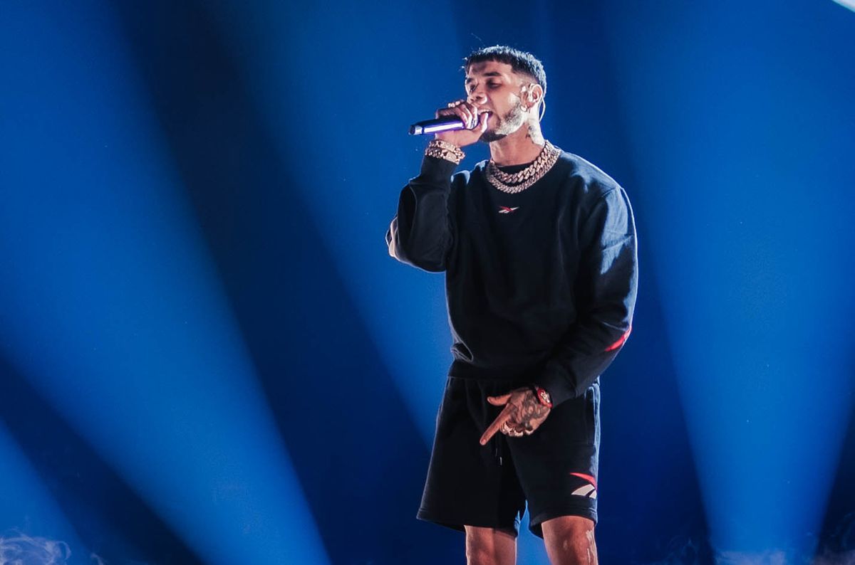 Anuel AA at Barclays Center