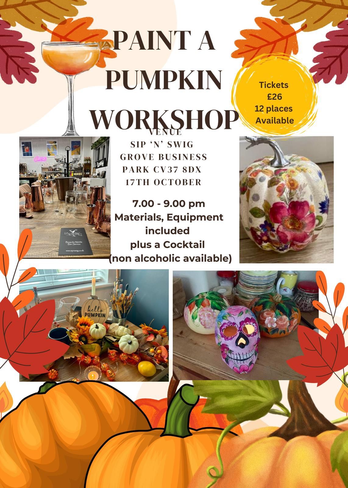 Paint a Pumpkin \ud83c\udf83 Workshop