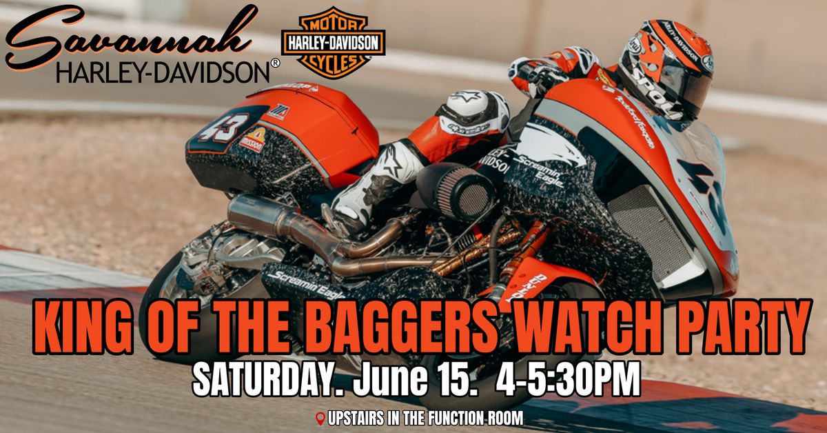 King of the baggers watch party