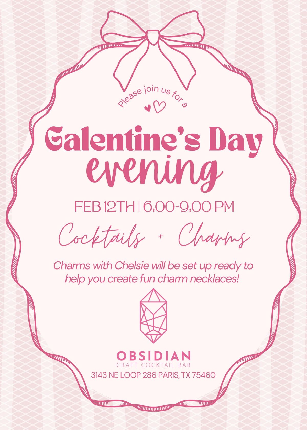 Galentine\u2019s Day at Obsidian \ud83c\udf80