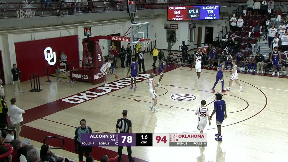 Alcorn State Braves at Oklahoma Sooners Mens Basketball at Lloyd Noble Center