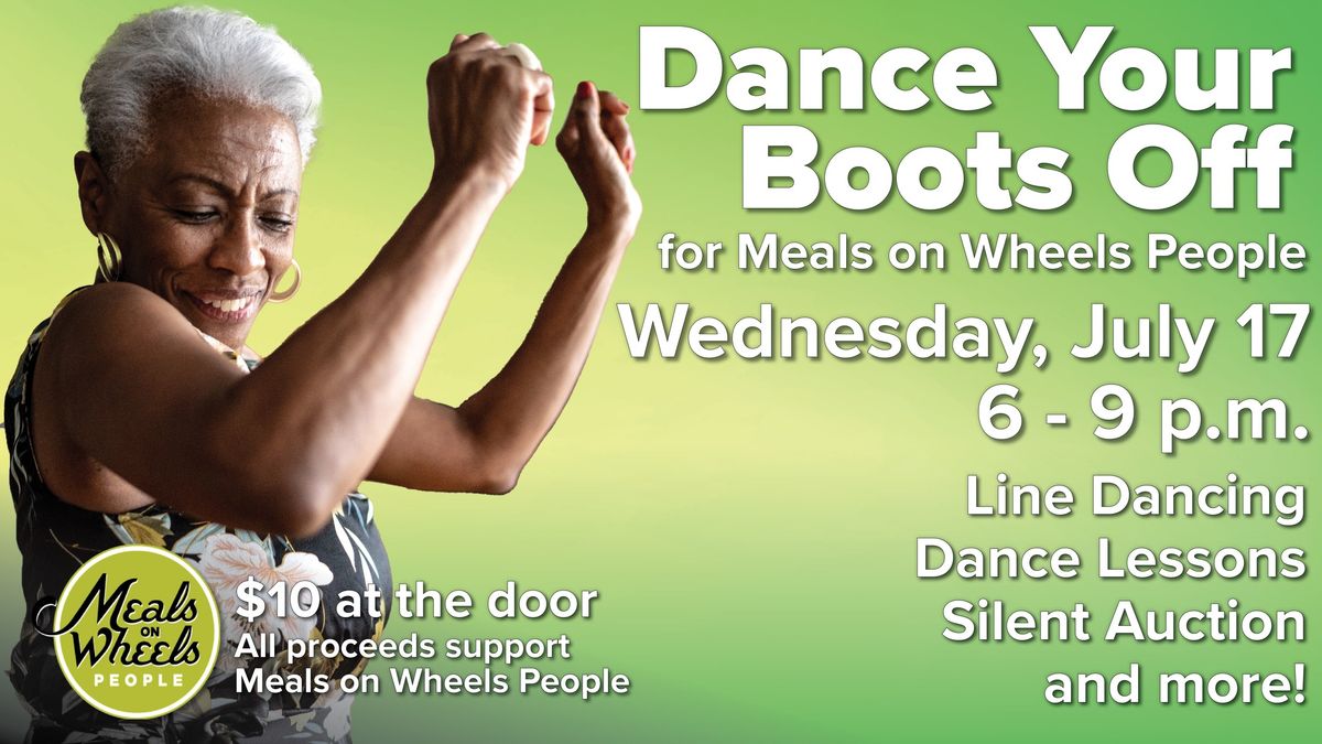 Dance Your Boots Off for Meals on Wheels People