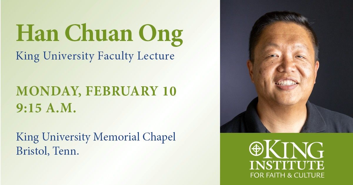 Faculty Lecture: Dr Han Ong