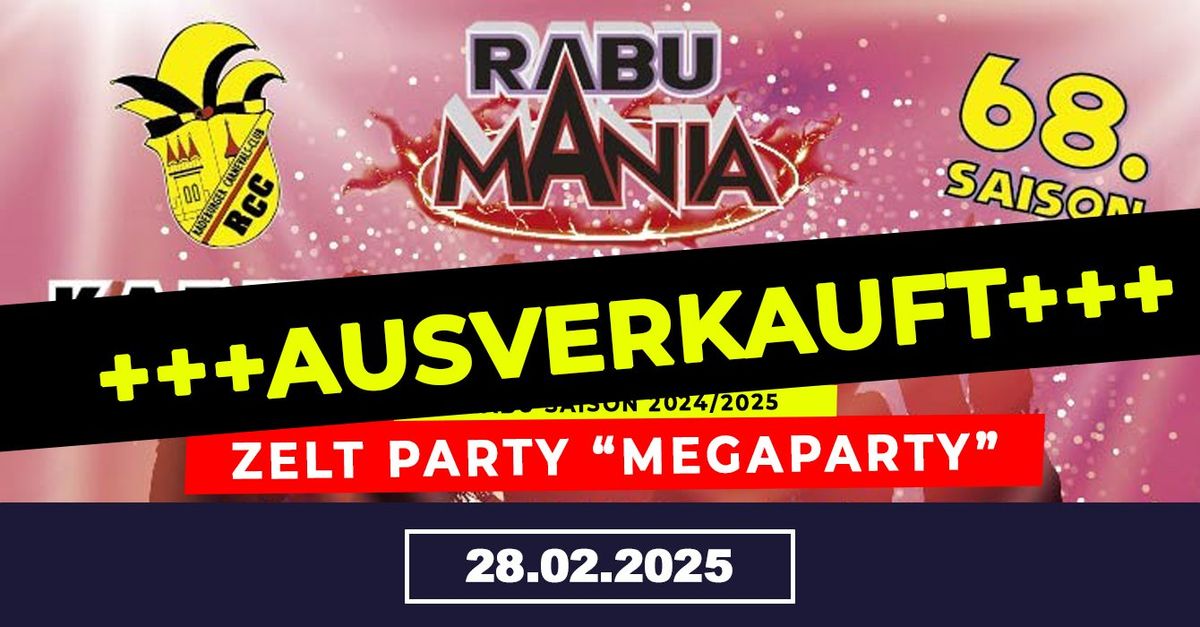 Megaparty im Festzelt | Radeburger Carnevals-Club \u2219 28.02.25 (AUSVERKAUFT)