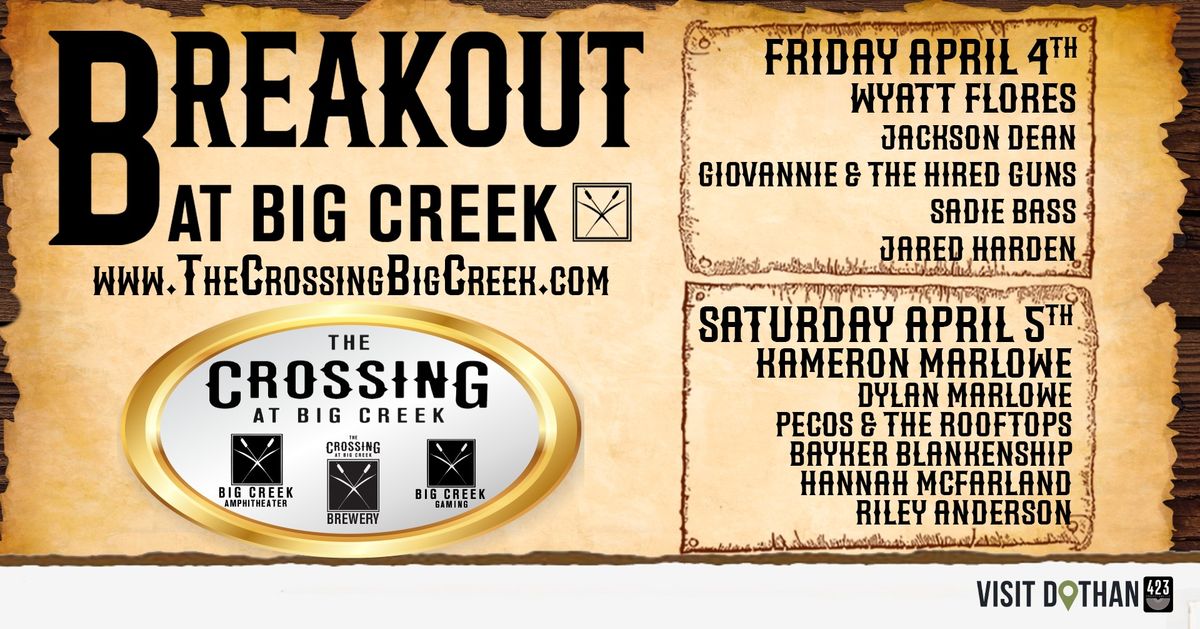 Breakout at Big Creek Music Festival