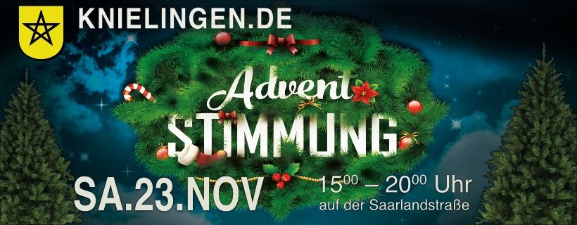 Adventstimmung in der Saarlandstrasse