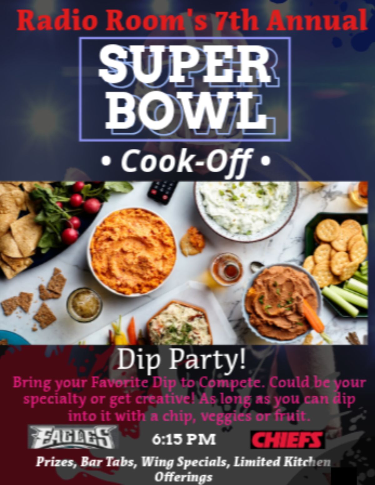 Superbowl Cook off party