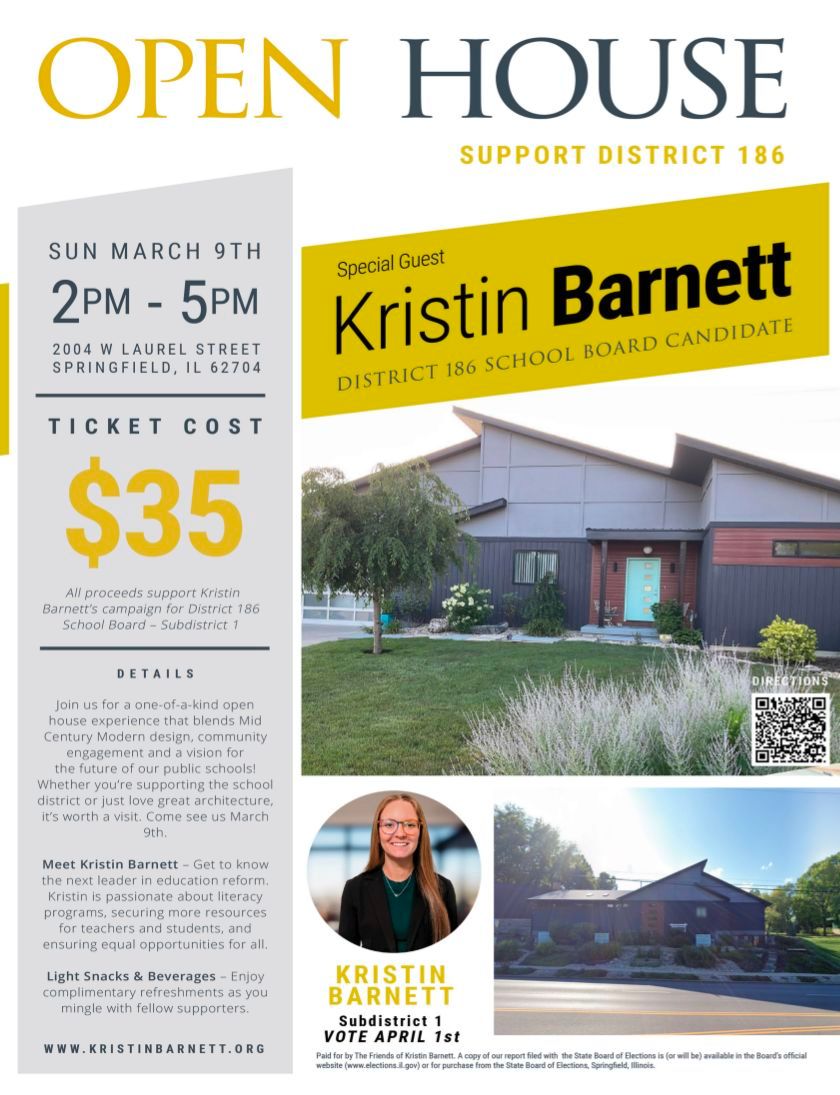 Open House Fundraiser - Kristin Barnett For School Board