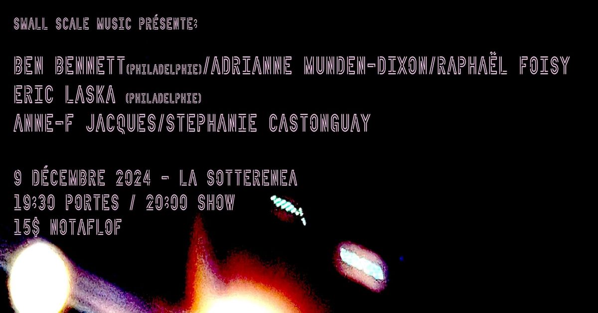 Ben Bennett\/A.Munden-Dixon\/R.Foisy + Eric Laska (Philadelphie) + Anne-F Jacques\/Stephanie Castonguay