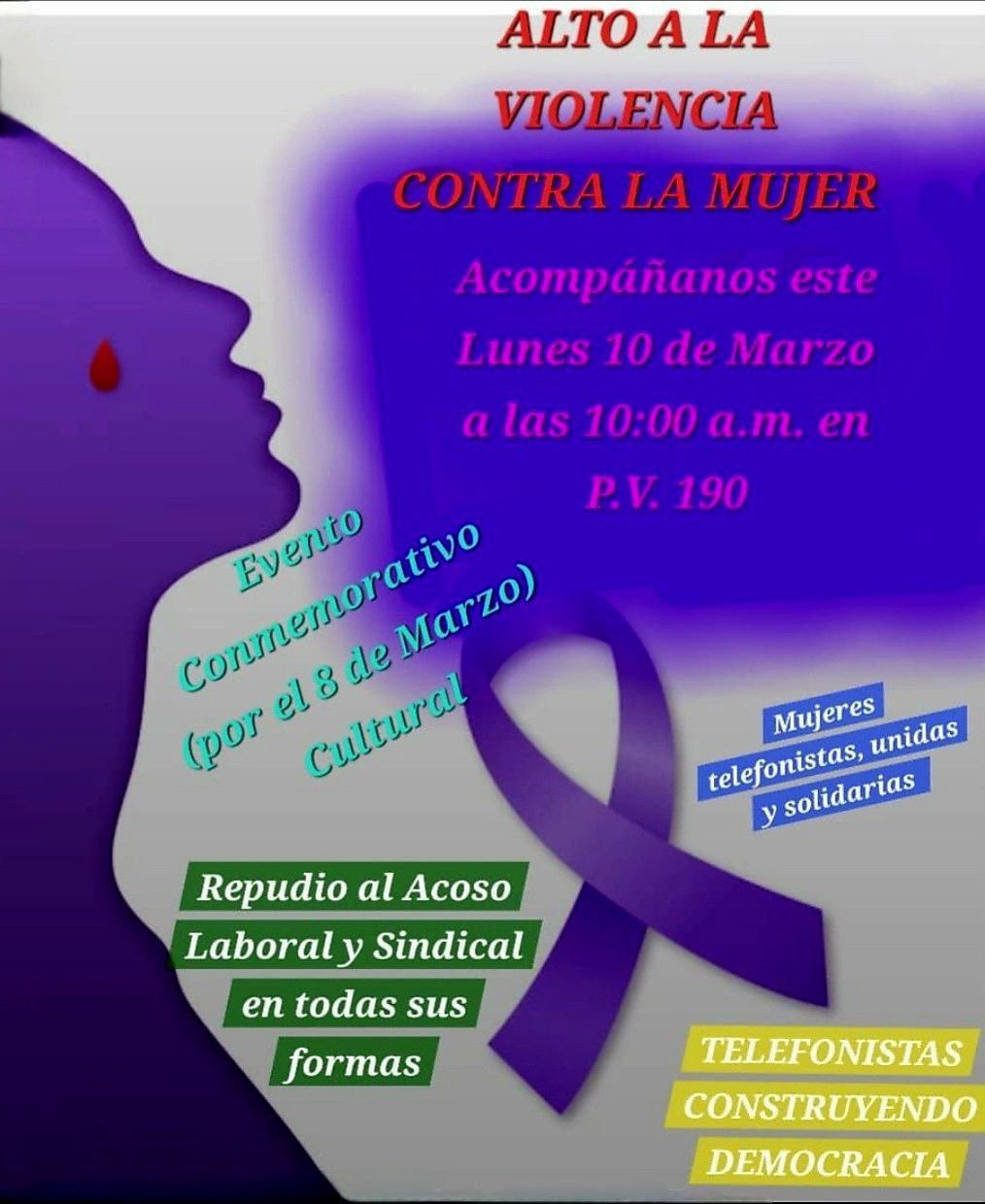 Conmemoraci\u00f3n del D\u00eda Internacional de la Mujer Trabajadora Telefonista