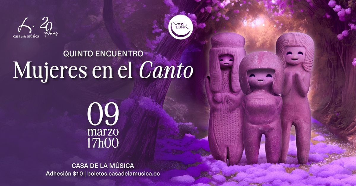 QUINTO ENCUENTRO DE MUJERES EN EL CANTO